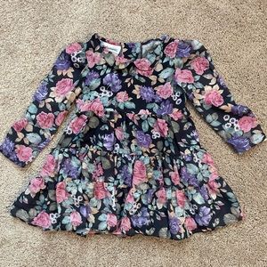 Vintage Bonnie Jean Girls Floral Dress 5T
